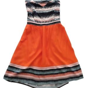 Silence & Noise Strapless Mini Dress